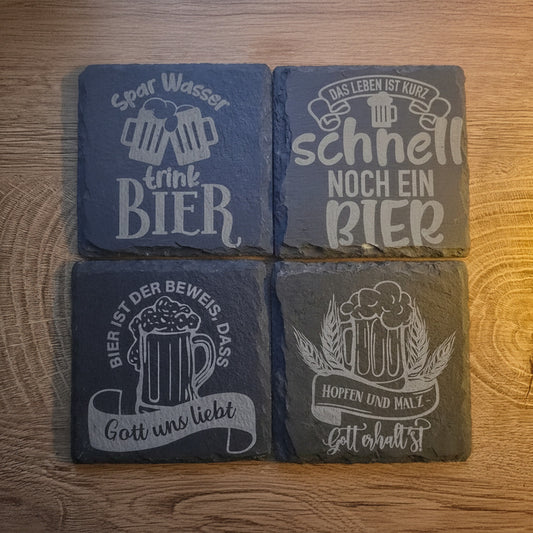 Bier Untersetzer alle zusammen