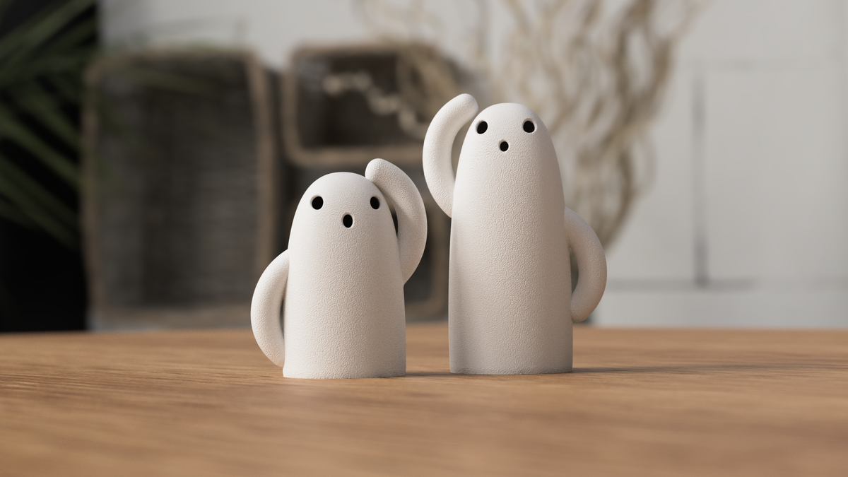 Haniwa Ghosts – 3D gedruckte Geister Figuren & Halloween Deko