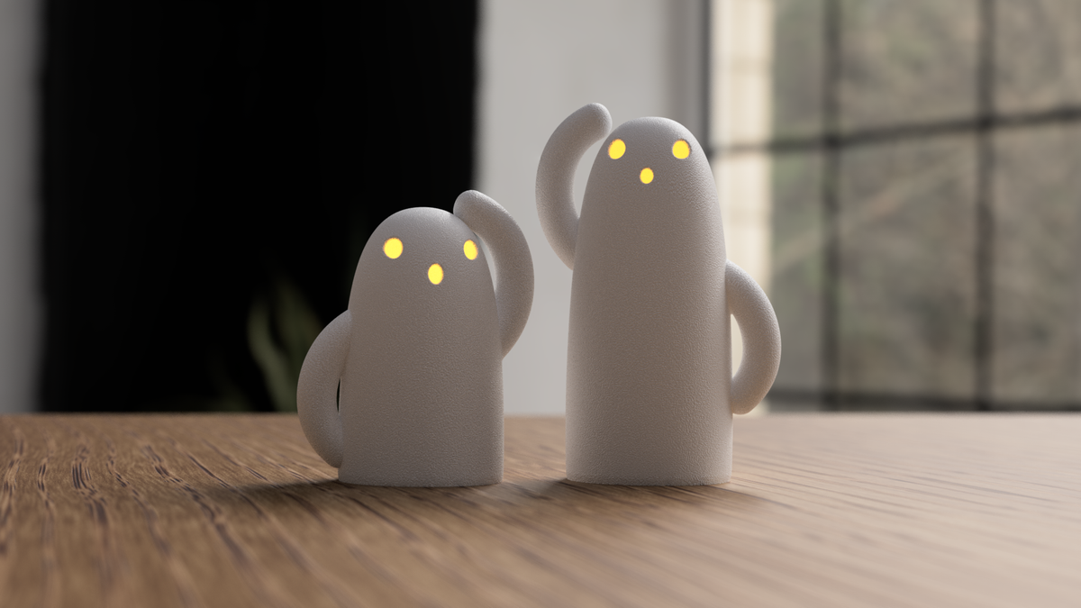 Haniwa Ghosts – 3D gedruckte Geister Figuren & Halloween Deko