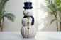 Schneemann | Dekoration | Winterzeit | Weihnachszeit | Weihnachten | Winter | Figur | Weihnachtsdekoration | Skandinavische Deko