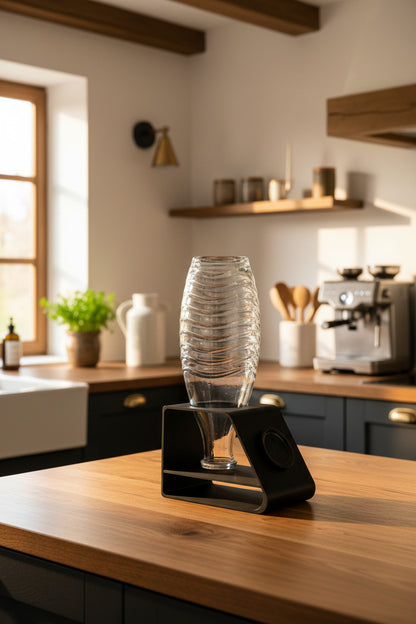 SodaStream Glasflaschen Halter | Abtropfständer für Glasflasche | 3D Druck aus PLA | Flaschenständer | Küchen Organizer