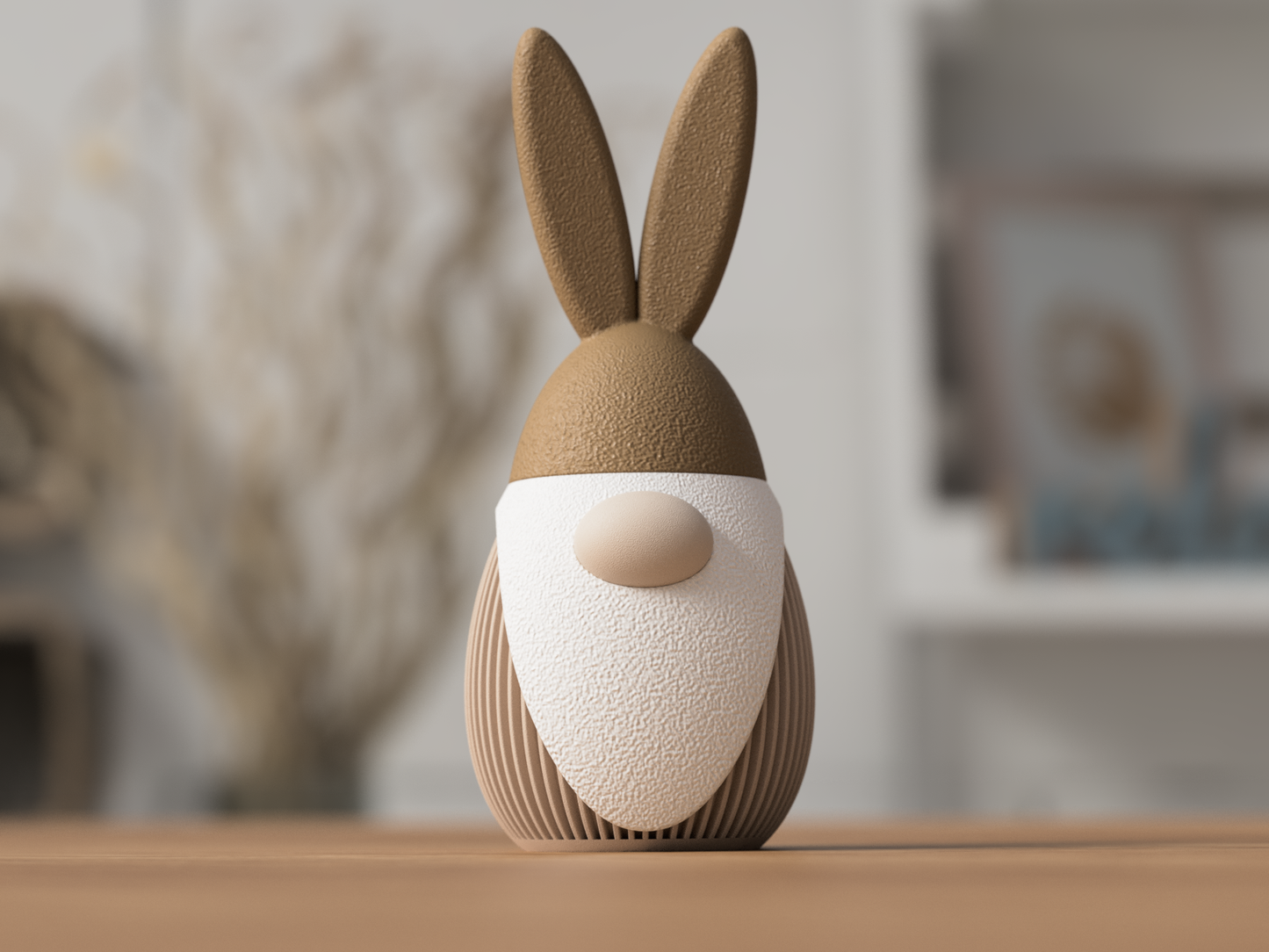 Oster Gnom – Minimalistische 3D Druck Deko aus PLA (Handgemacht)