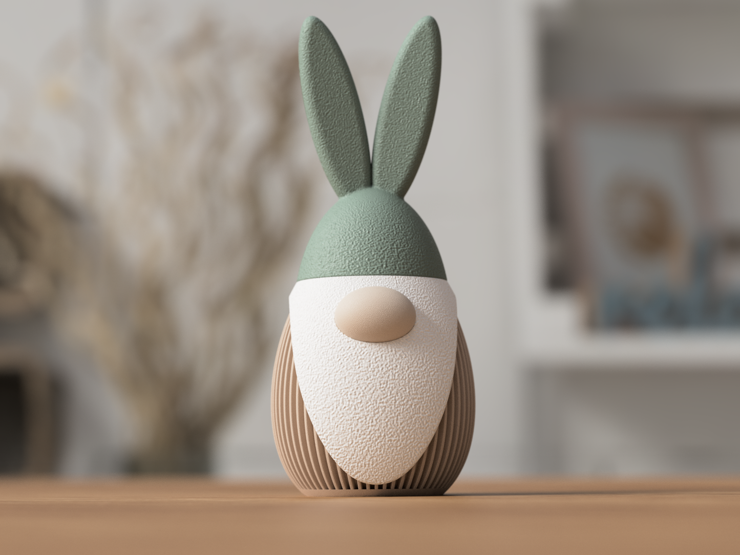 Oster Gnom – Minimalistische 3D Druck Deko aus PLA (Handgemacht)