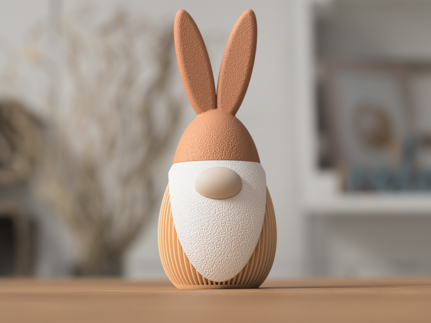 Oster Gnom – Minimalistische 3D Druck Deko aus PLA (Handgemacht)