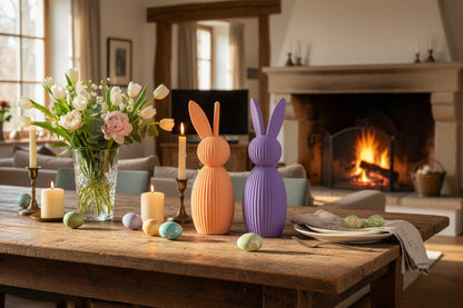 Minimalistischer Osterhase – 3D Druck – Moderne Osterdekoration