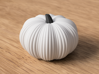 3D gedruckte Kürbisschale mit Deckel – stilvolle Herbst- & Halloween-Deko